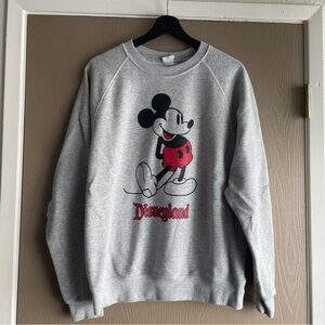 Disneyland Gray Classic Crew Neck Sweatshirt - Medium